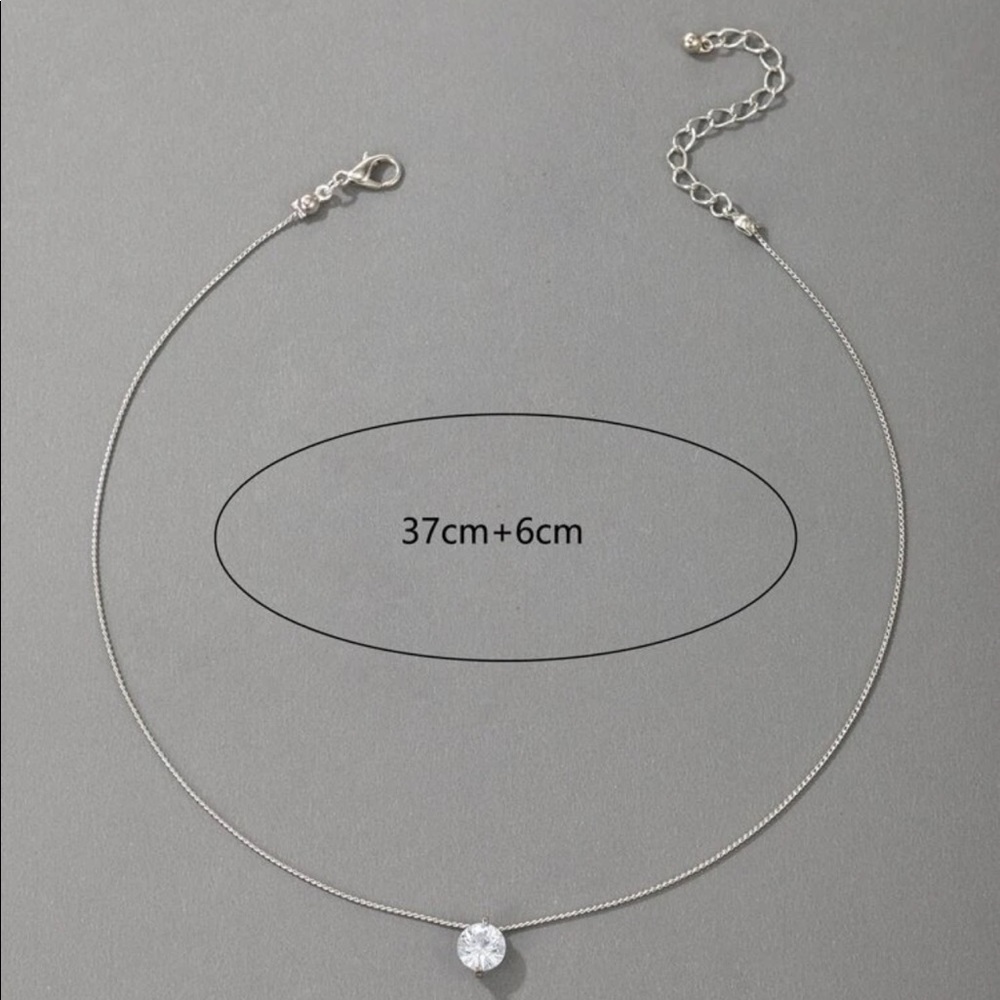 New delicate round decor necklace chain - Picture 4 of 4